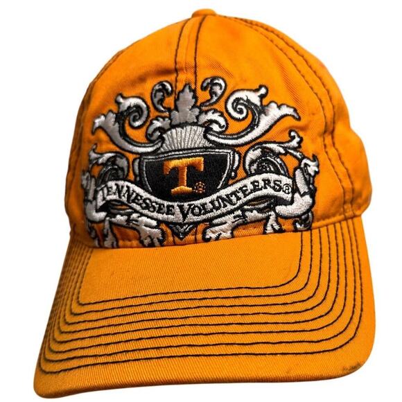 NCAA By Signatures University Of Tennessee Hat Orange Adjustable Baseball Cap OS - Picture 5 of 11